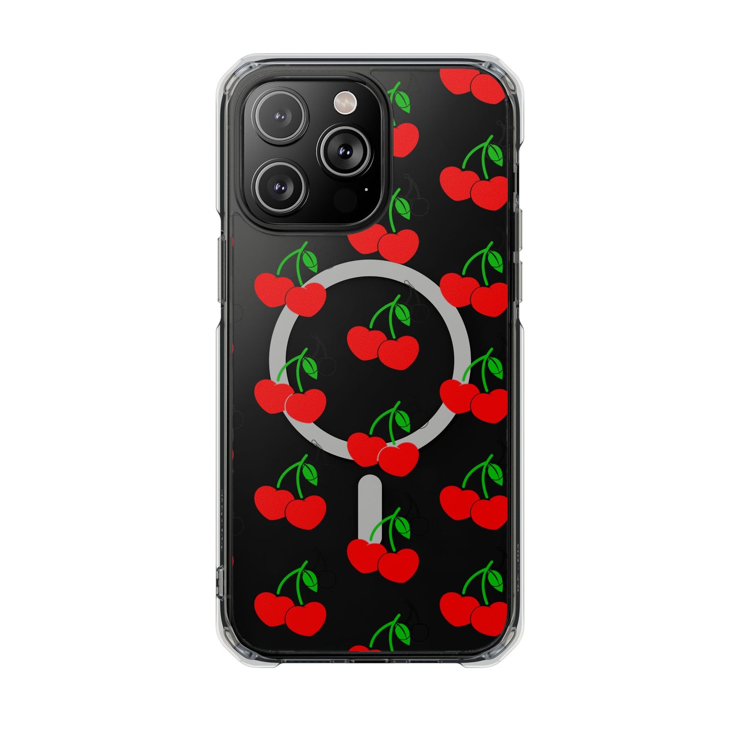 Phone Case with Cherry Design - MagSafe