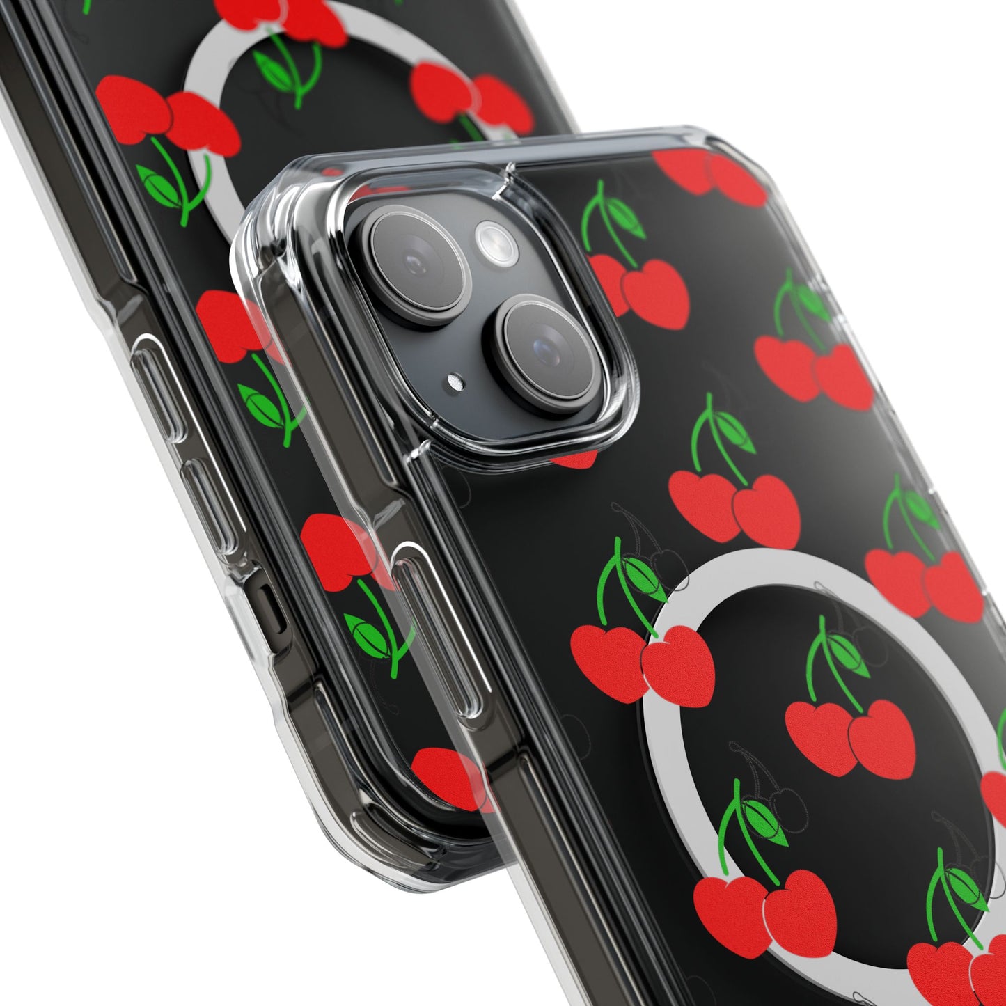 Phone Case with Cherry Design - MagSafe
