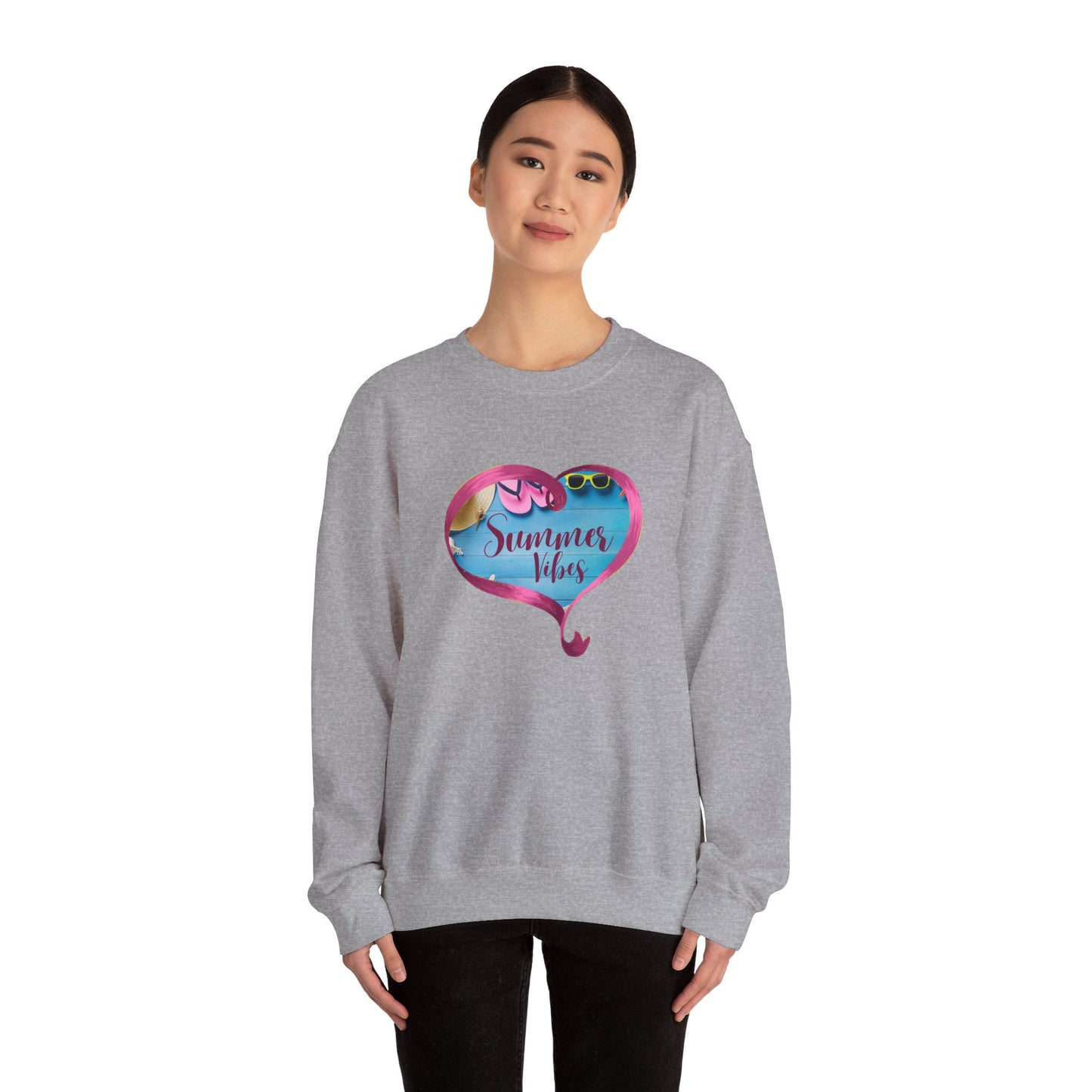 Summer Sweater for the cold nights at the beach, Crewneck Sweatshirt for when it starts getting cold at night