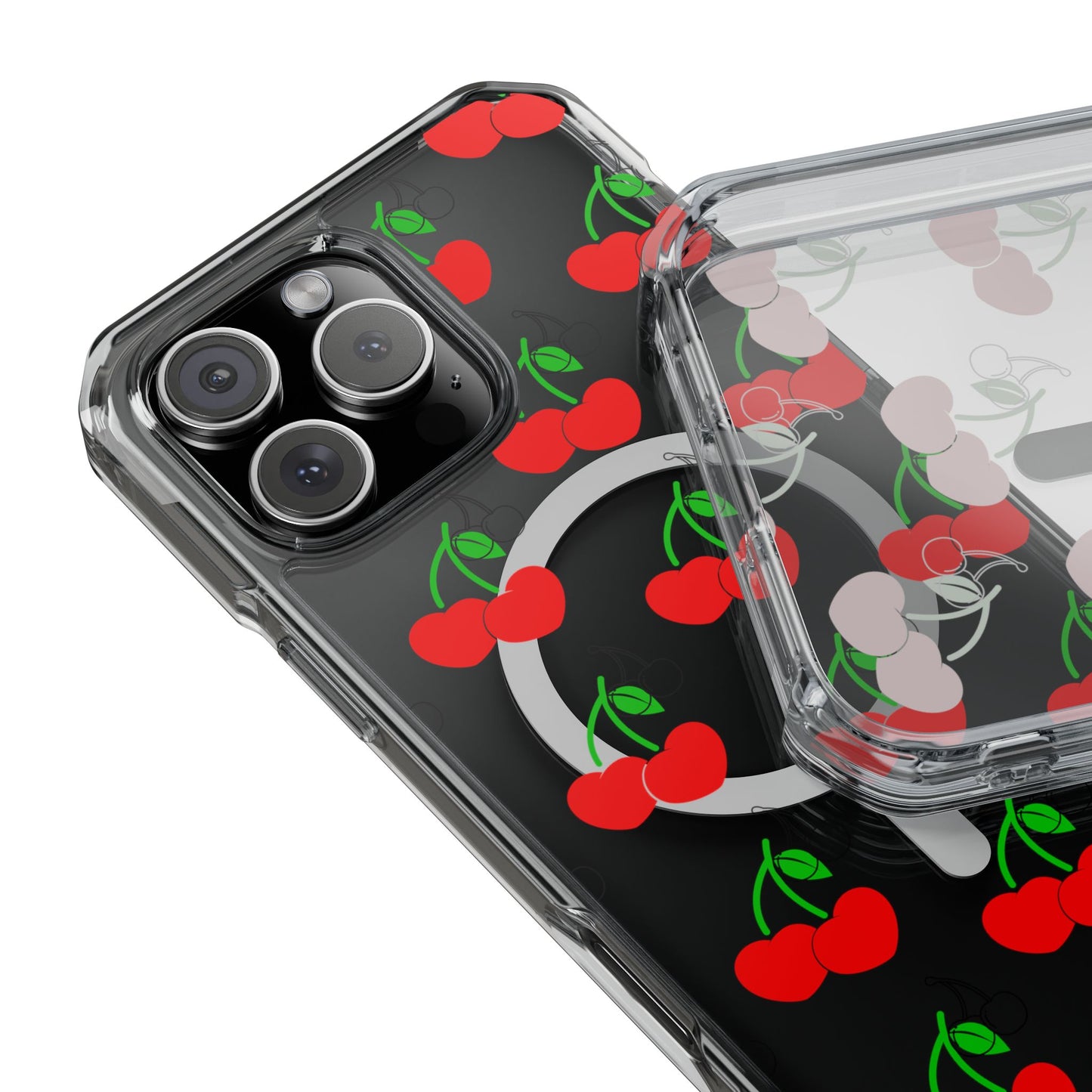 Phone Case with Cherry Design - MagSafe