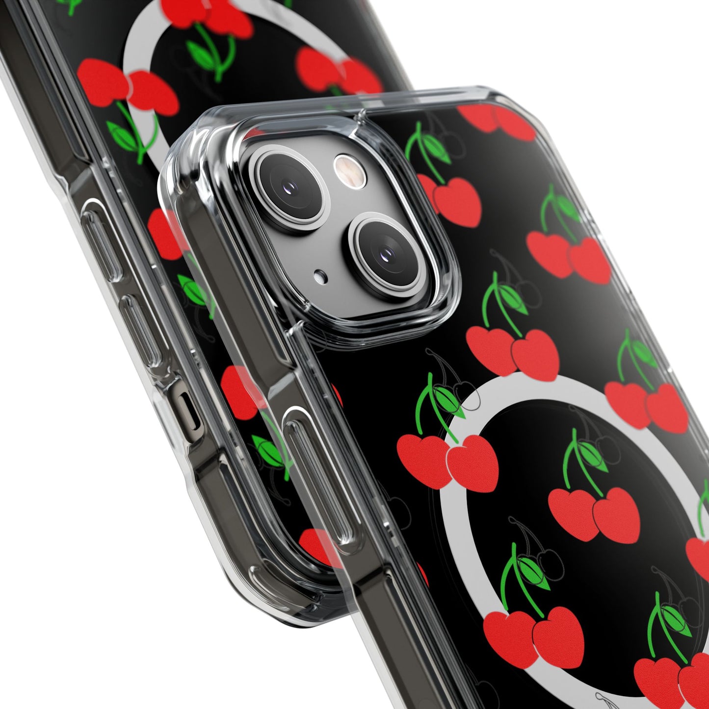 Phone Case with Cherry Design - MagSafe
