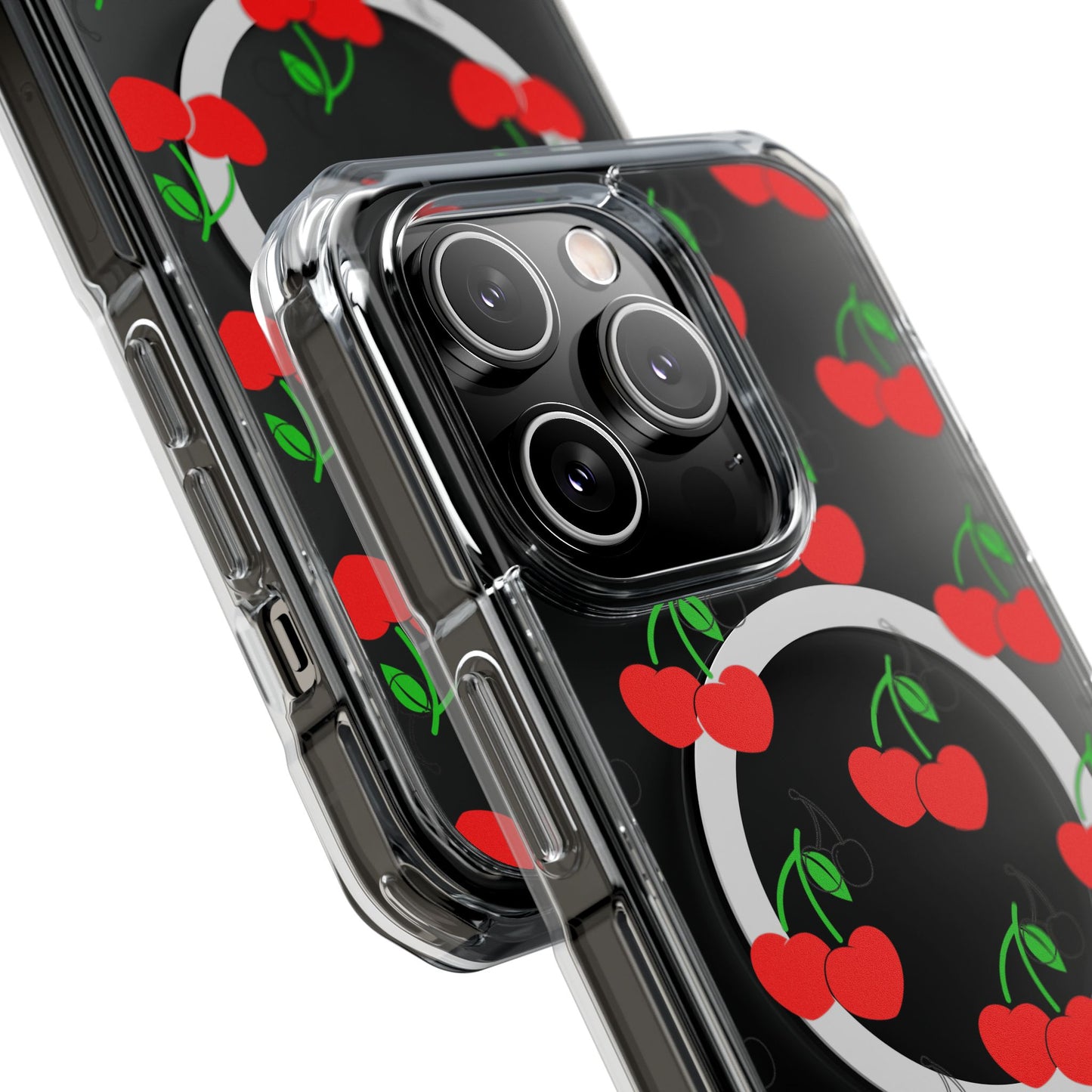 Phone Case with Cherry Design - MagSafe