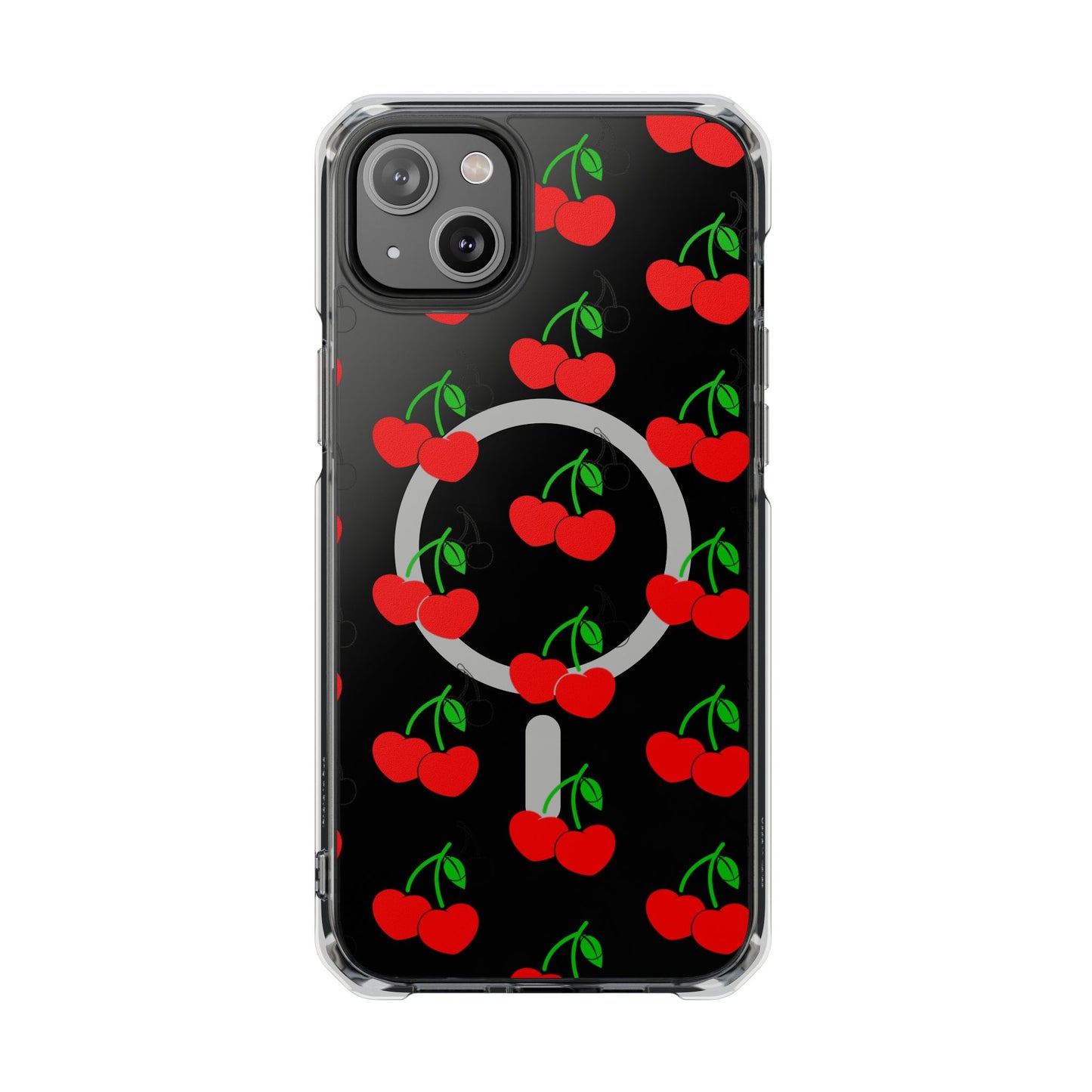 Phone Case with Cherry Design - MagSafe