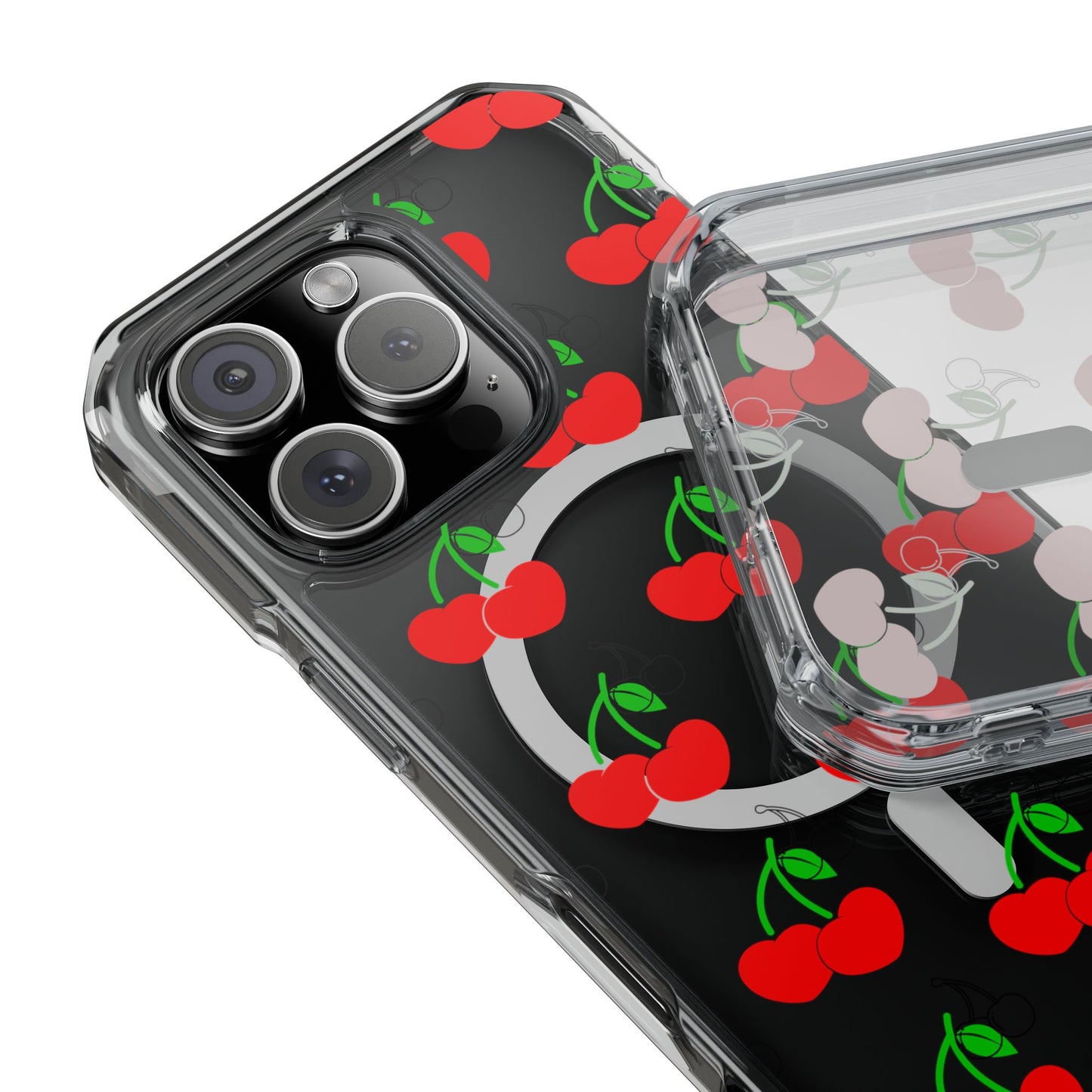 Phone Case with Cherry Design - MagSafe