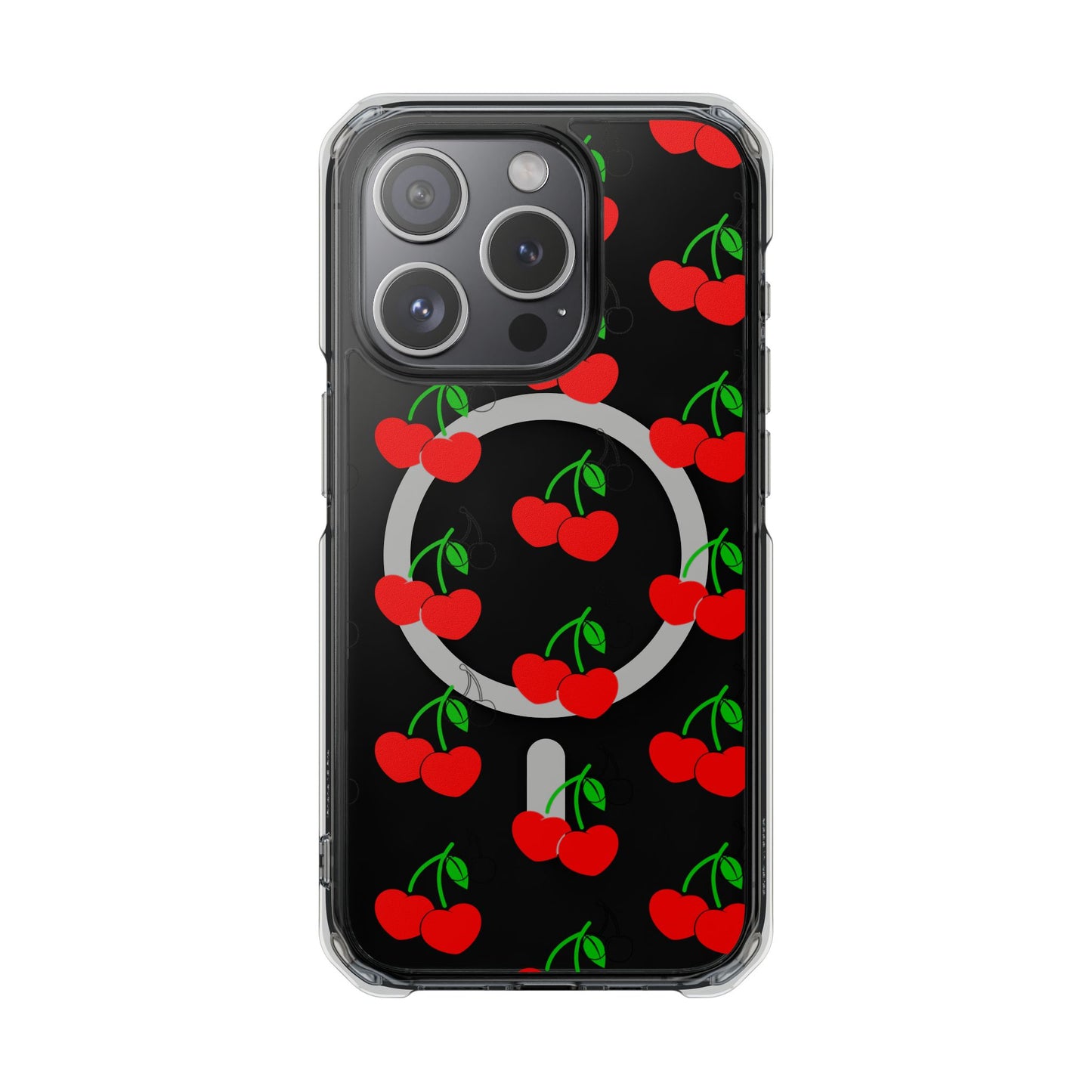 Phone Case with Cherry Design - MagSafe