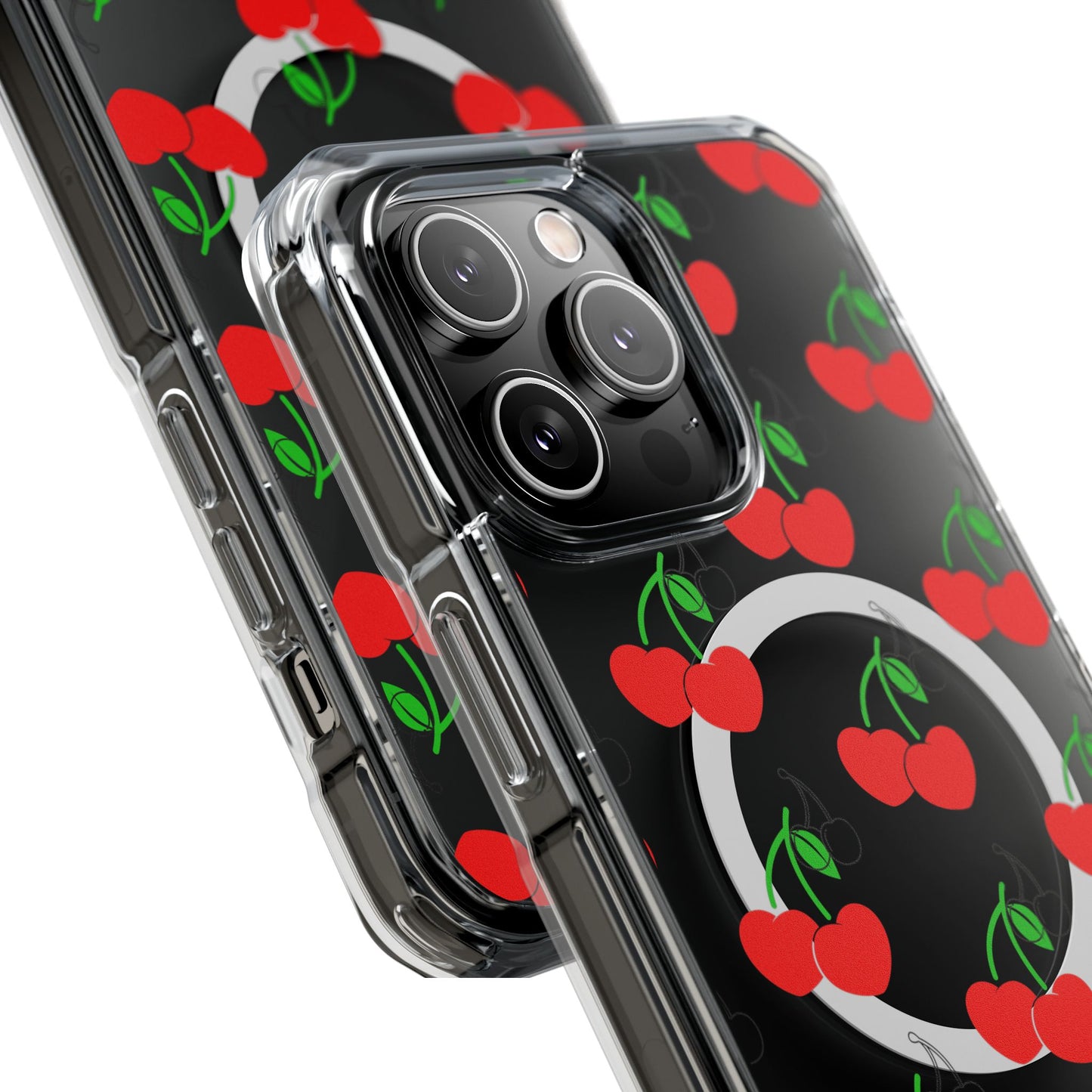 Phone Case with Cherry Design - MagSafe