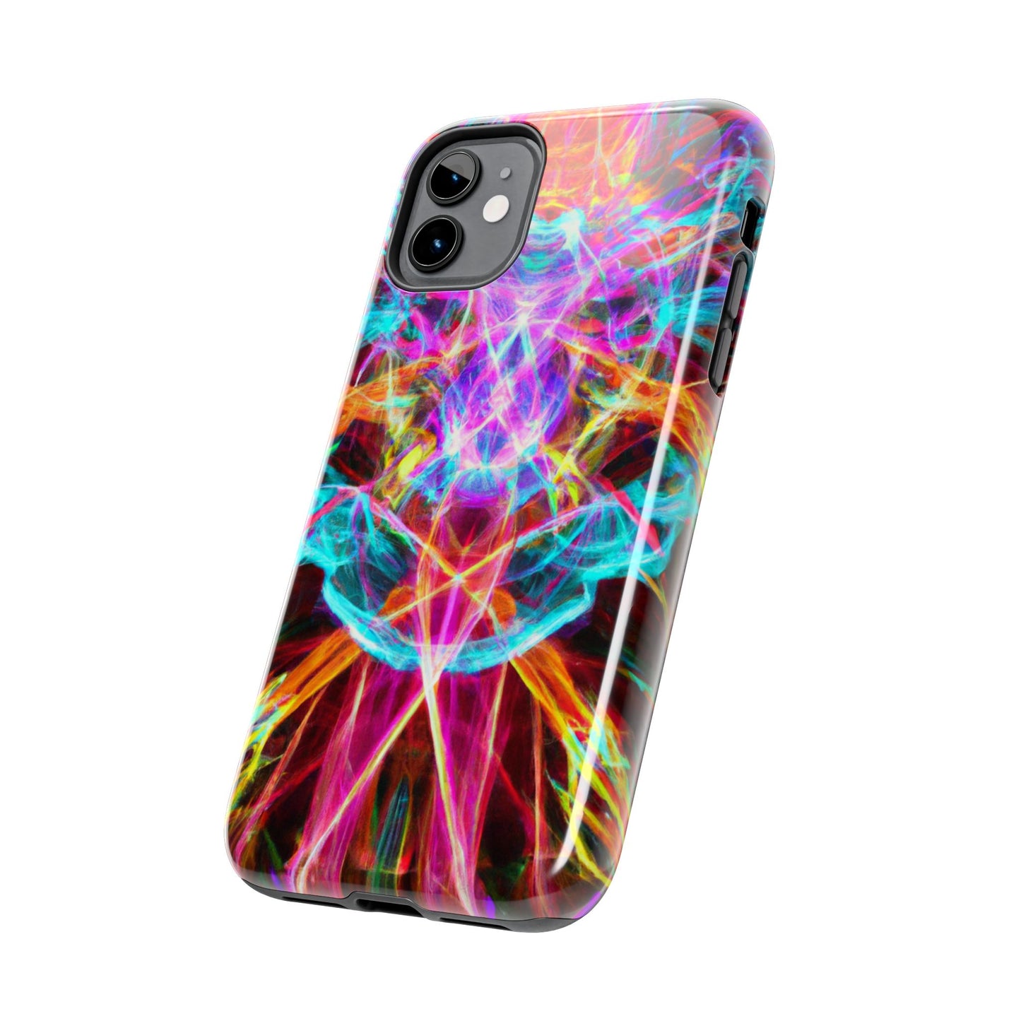 Phone Case - Electrifying Energy Design, colorful phone case, colorful Iphone Case, colorful Samsung phone case