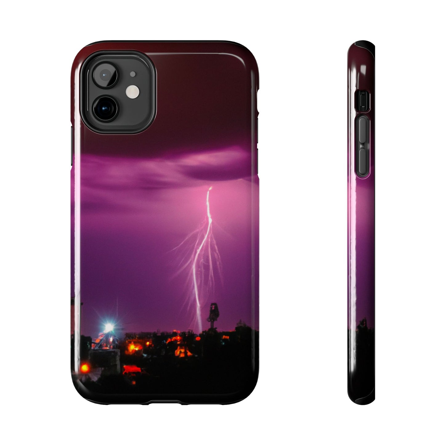 Lightning strike Phone Case for iPhone15, iPhone14, iPhone 8, Samsung Tough Phone Cases, Protect your Phone