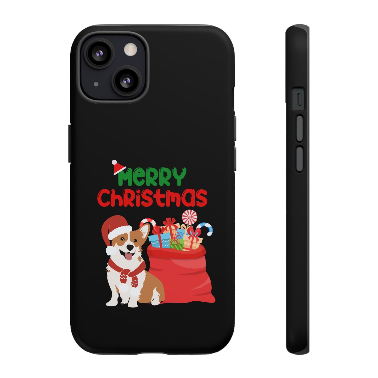 Phone Case Dog Santa Merry Christmas