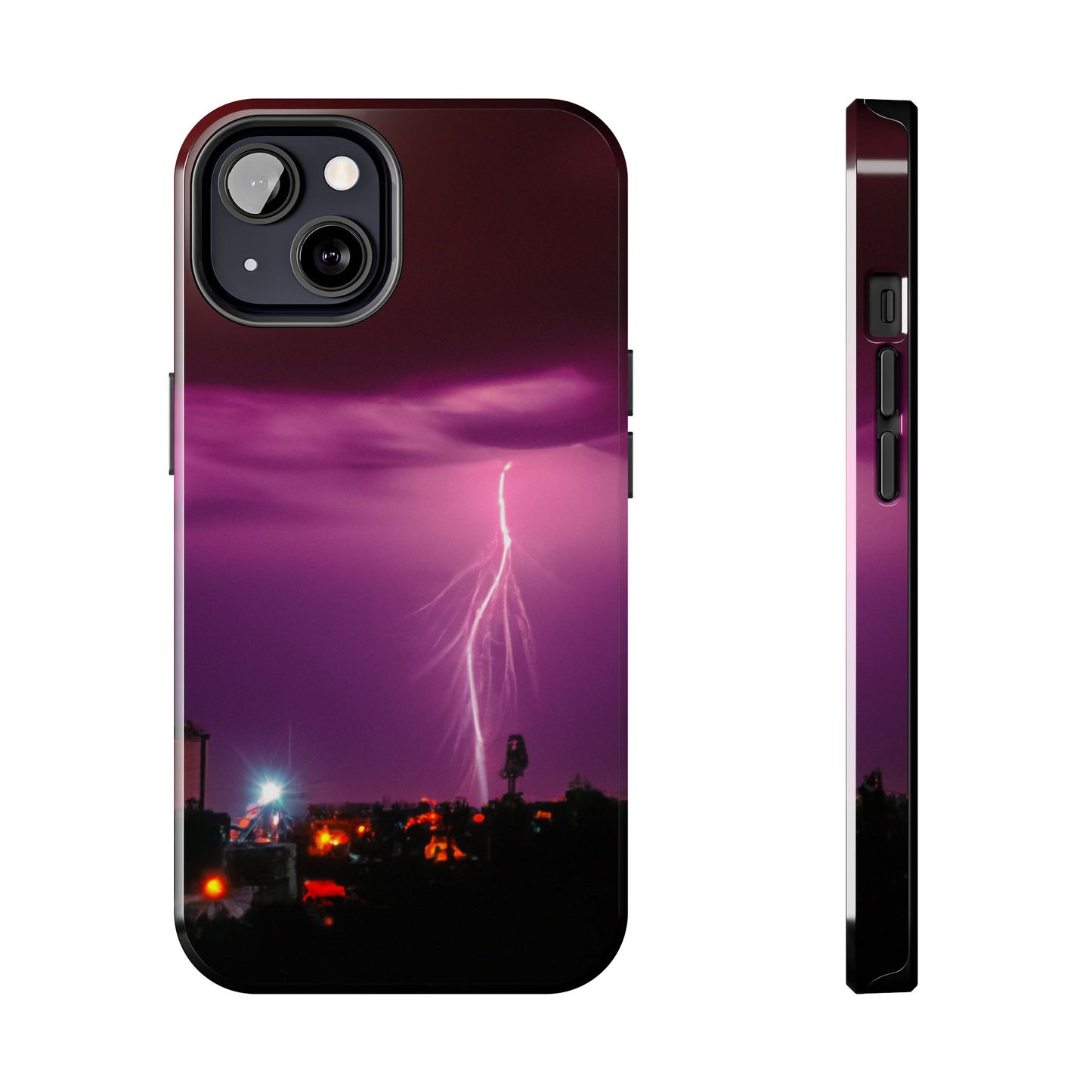 Lightning strike Phone Case for iPhone15, iPhone14, iPhone 8, Samsung Tough Phone Cases, Protect your Phone