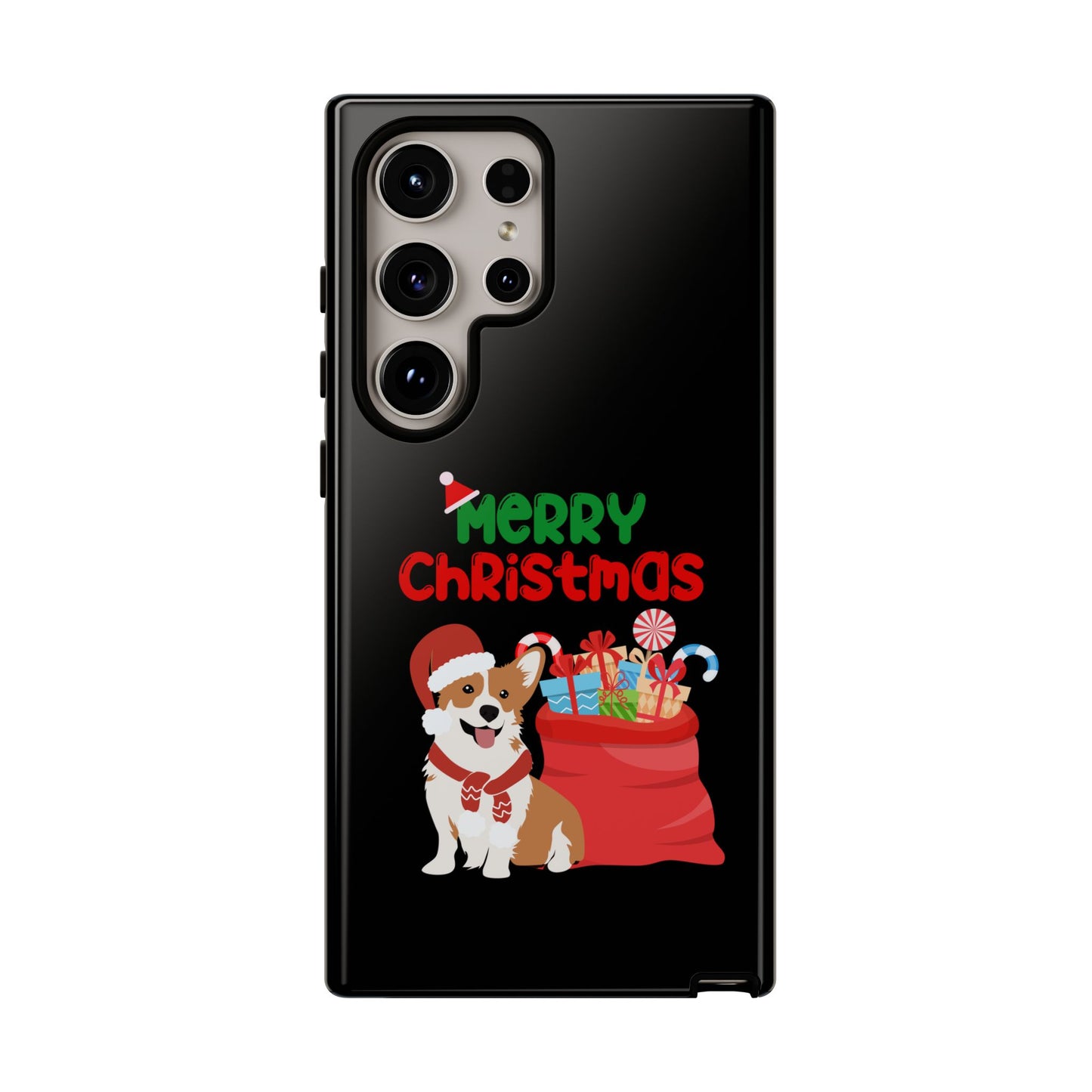 Phone Case Dog Santa Merry Christmas