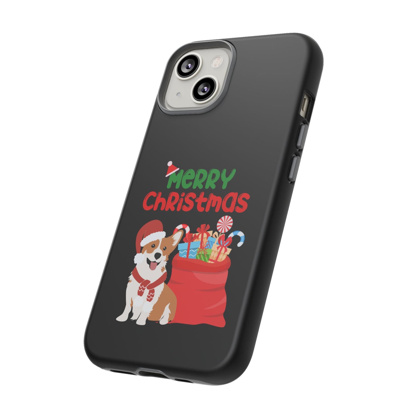 Phone Case Dog Santa Merry Christmas