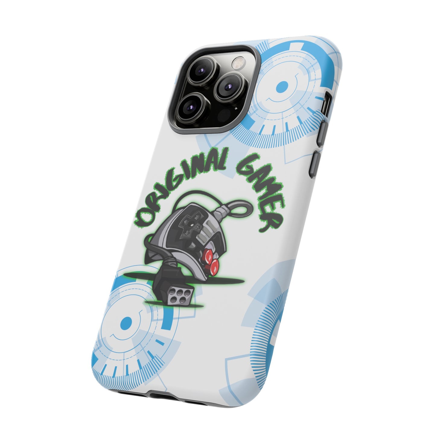 iPhone 15 or iPhone 14 Retro Gamer Phone Case with Old School Remote Control Design - Vintage Gaming, Gift for gamer, Tough Cases