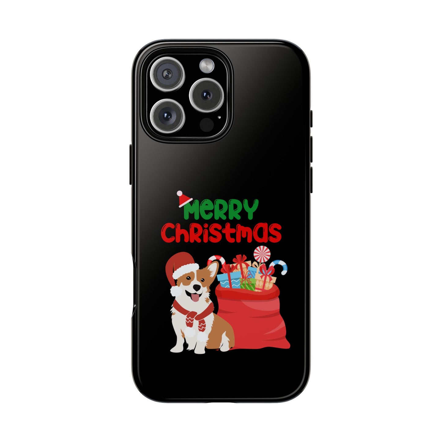 Phone Case Dog Santa Merry Christmas