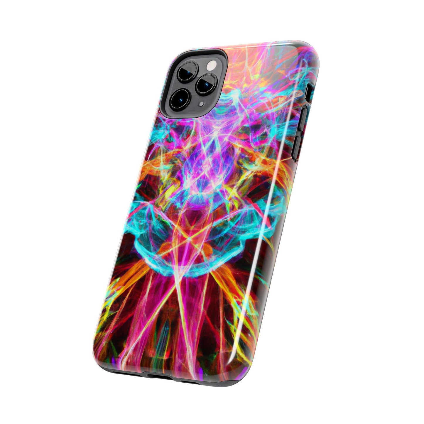 Phone Case - Electrifying Energy Design, colorful phone case, colorful Iphone Case, colorful Samsung phone case