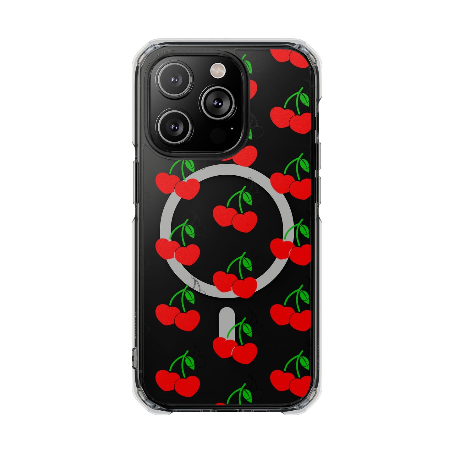 Phone Case with Cherry Design - MagSafe