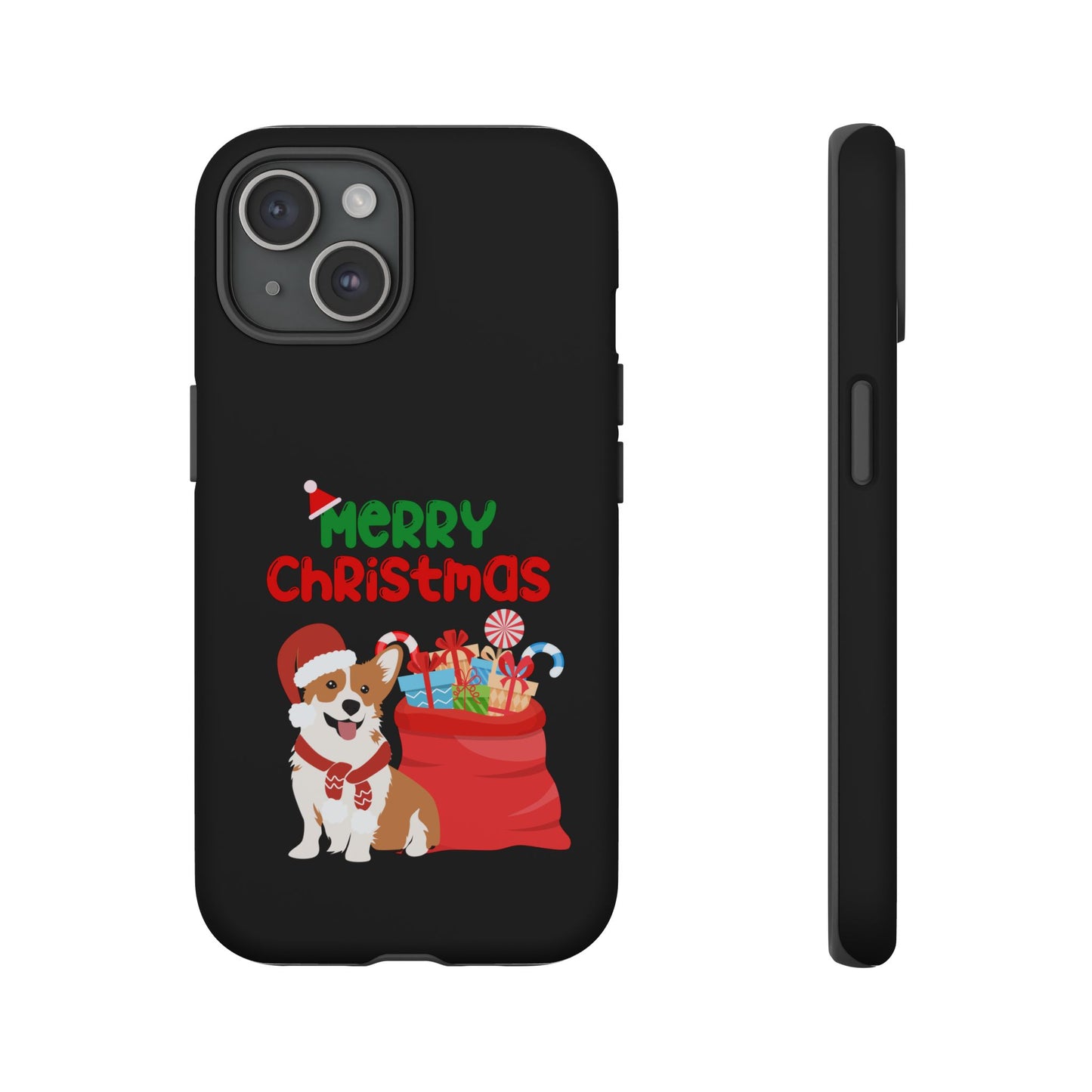 Phone Case Dog Santa Merry Christmas