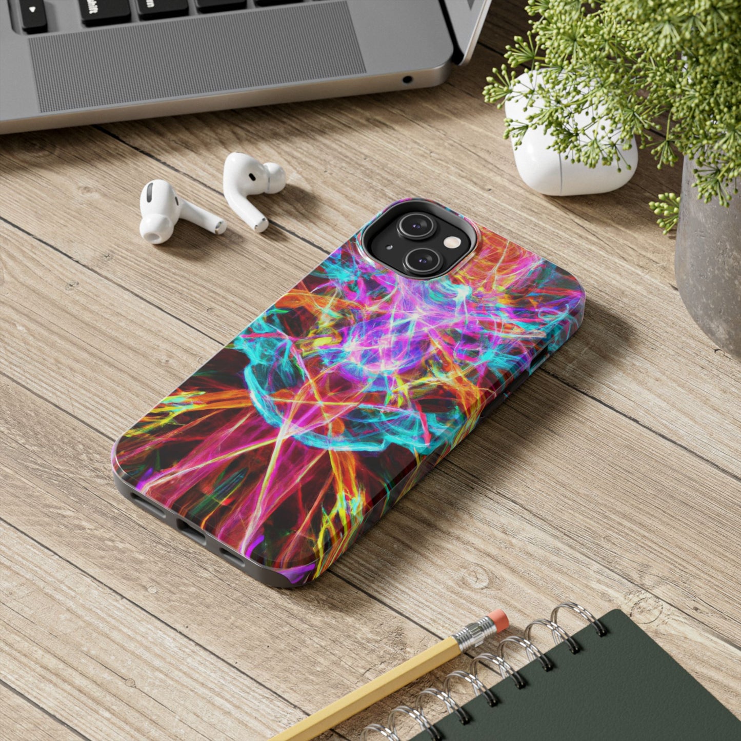 Phone Case - Electrifying Energy Design, colorful phone case, colorful Iphone Case, colorful Samsung phone case