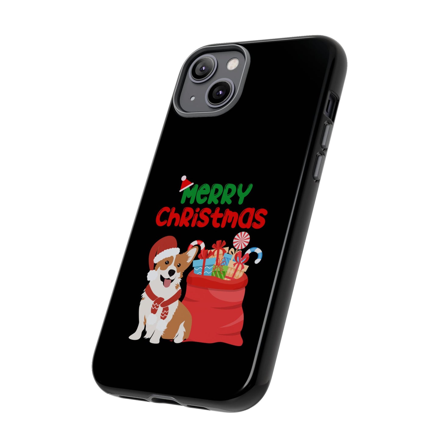 Phone Case Dog Santa Merry Christmas