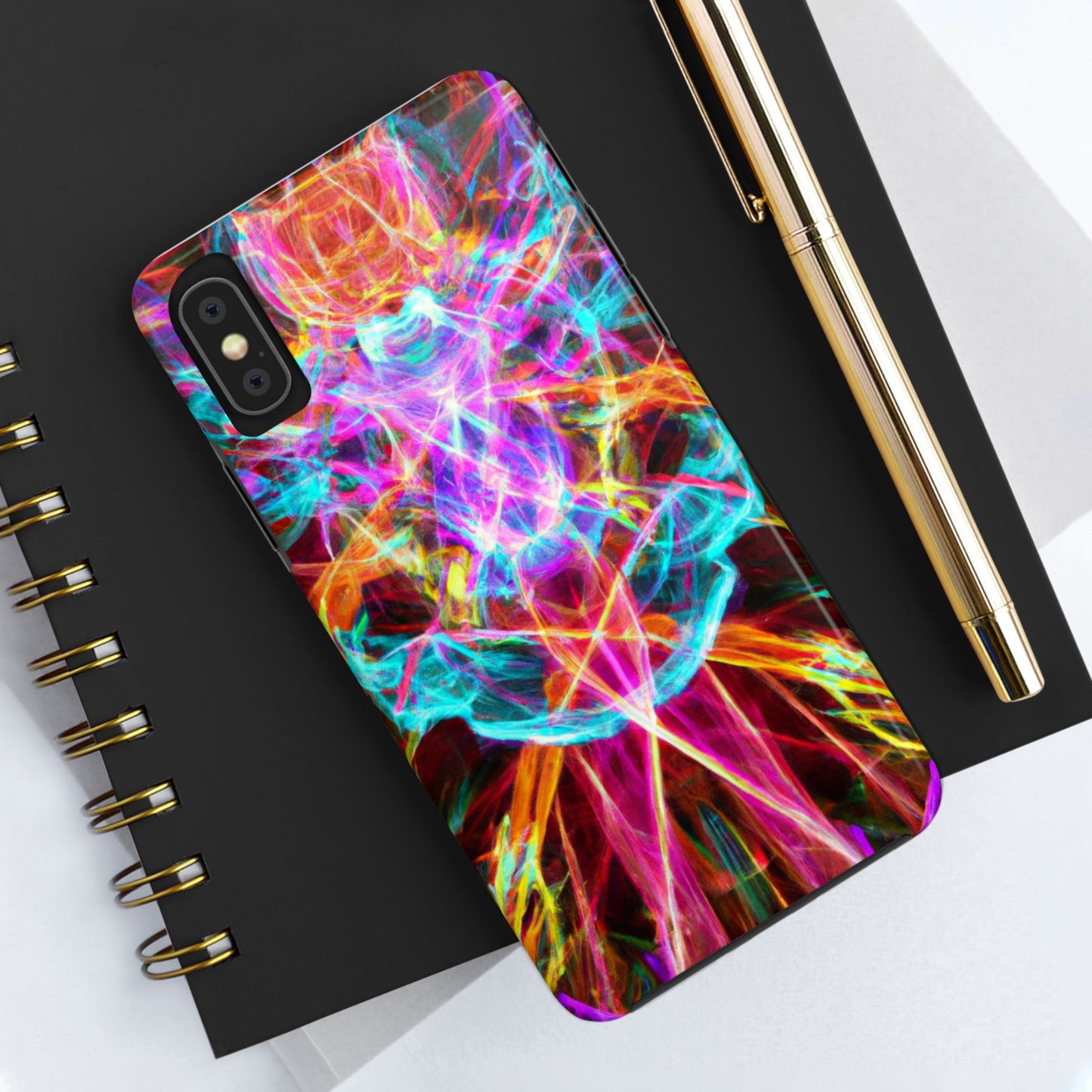 Phone Case - Electrifying Energy Design, colorful phone case, colorful Iphone Case, colorful Samsung phone case