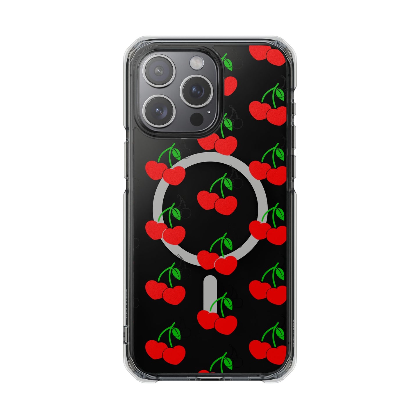 Phone Case with Cherry Design - MagSafe