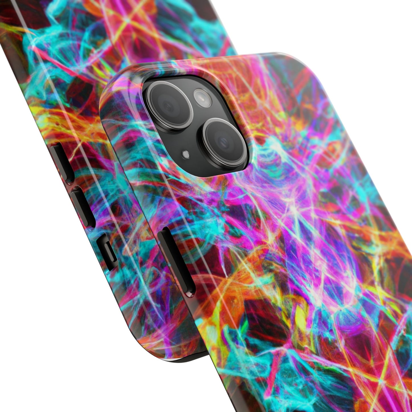 Phone Case - Electrifying Energy Design, colorful phone case, colorful Iphone Case, colorful Samsung phone case