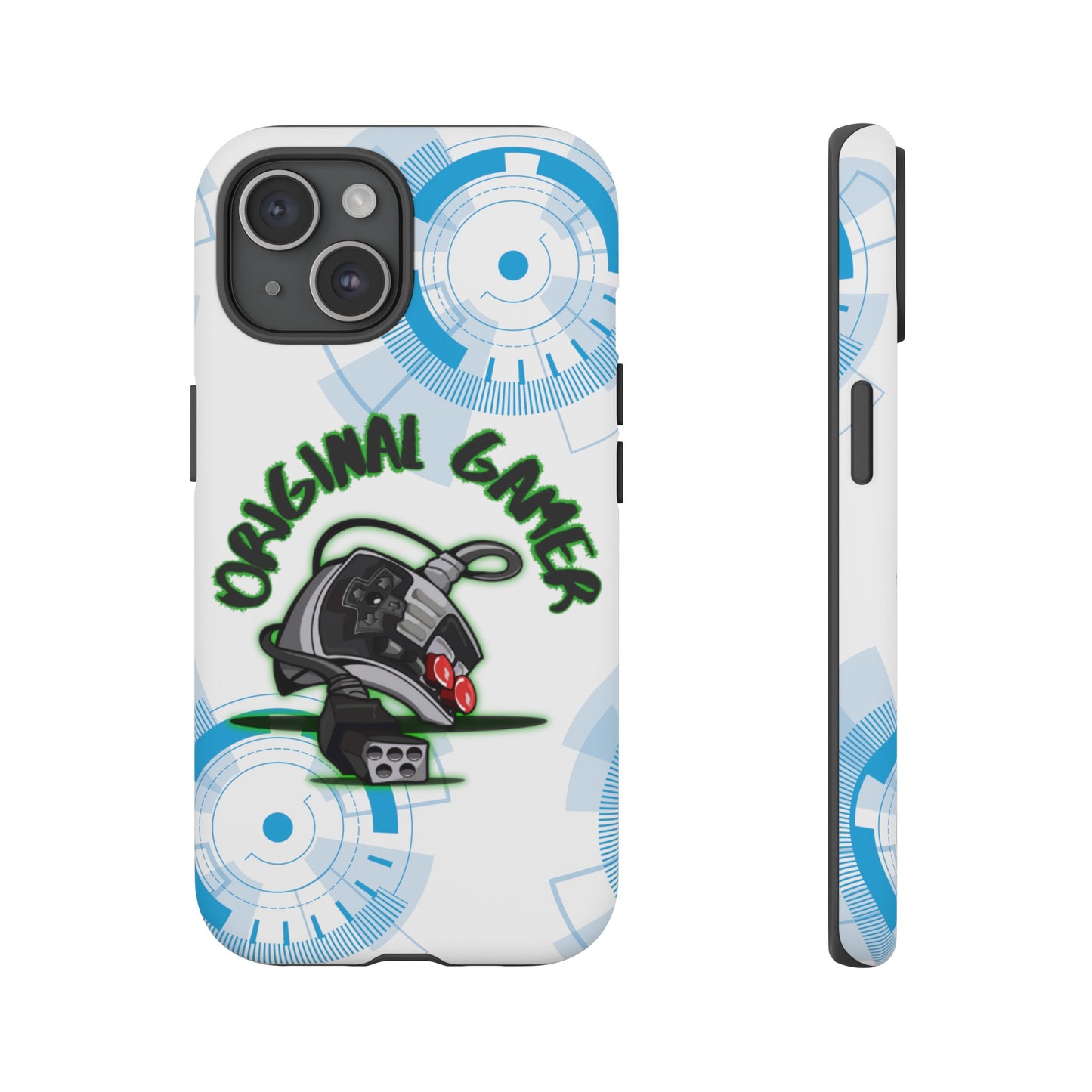 iPhone 15 or iPhone 14 Retro Gamer Phone Case with Old School Remote Control Design - Vintage Gaming, Gift for gamer, Tough Cases