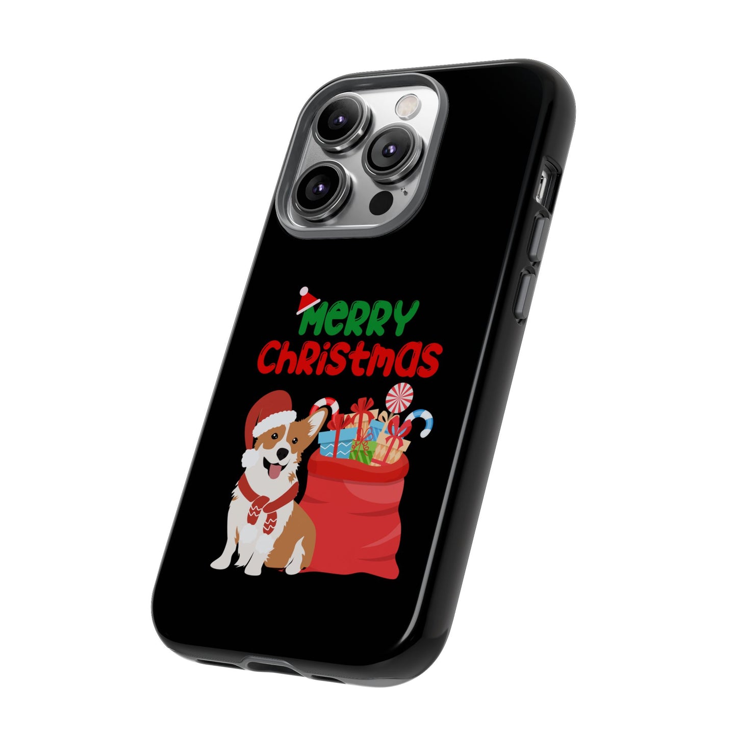 Phone Case Dog Santa Merry Christmas