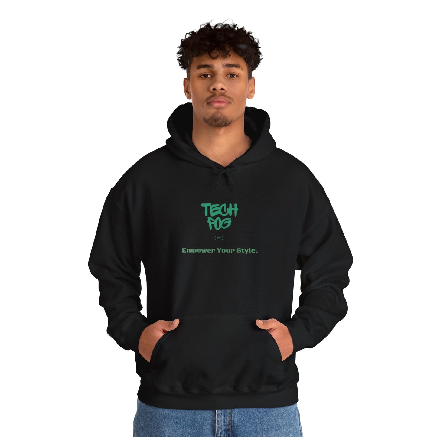 Hooded Sweatshirt - Tech POG Empower Your Style Message