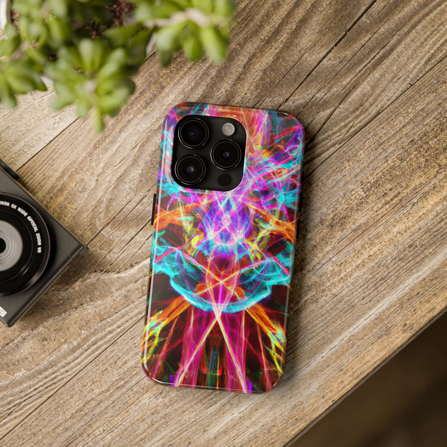 Phone Case - Electrifying Energy Design, colorful phone case, colorful Iphone Case, colorful Samsung phone case