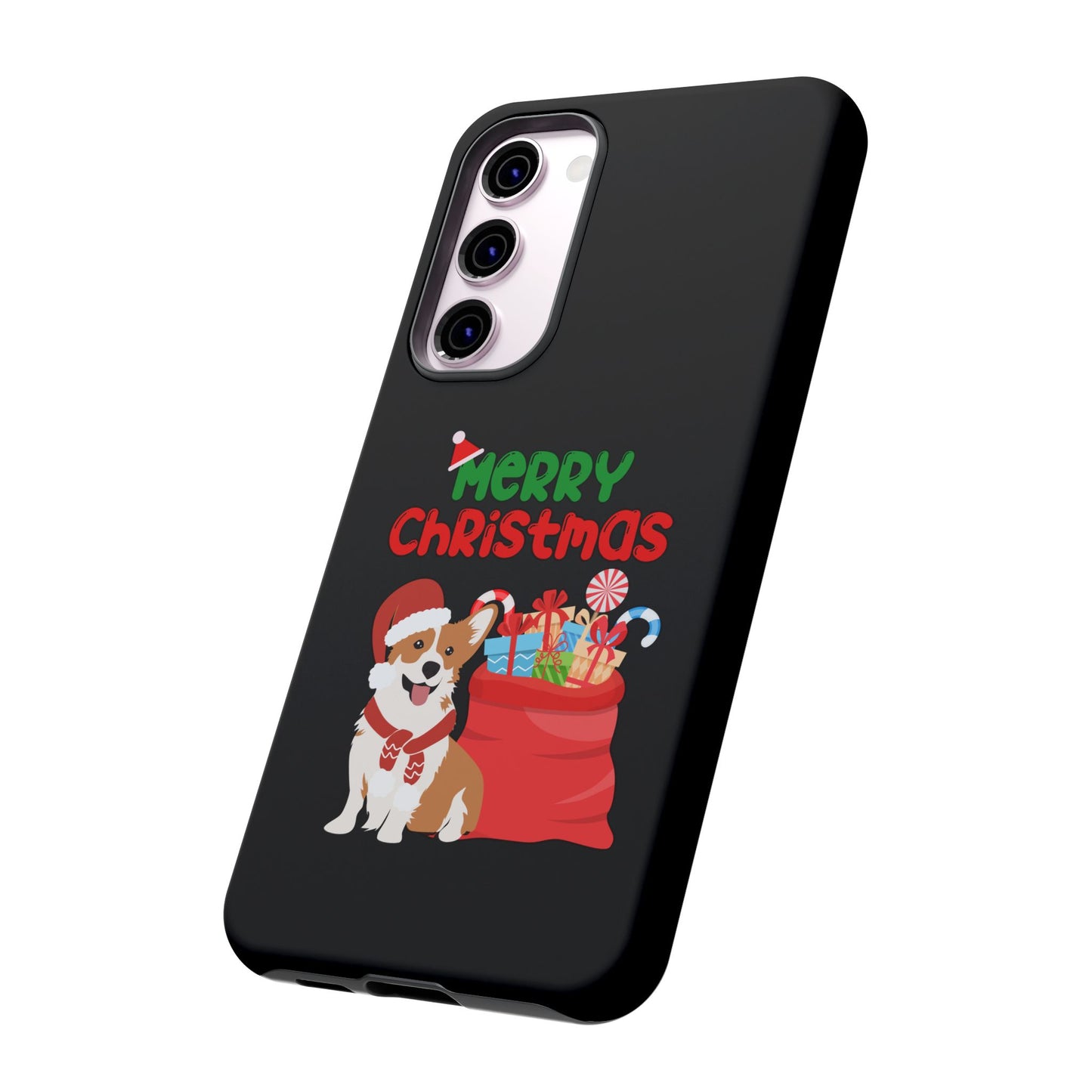 Phone Case Dog Santa Merry Christmas