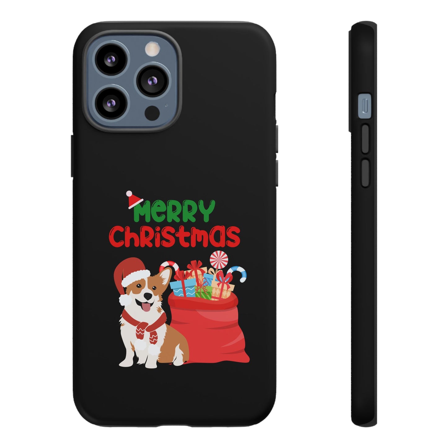 Phone Case Dog Santa Merry Christmas