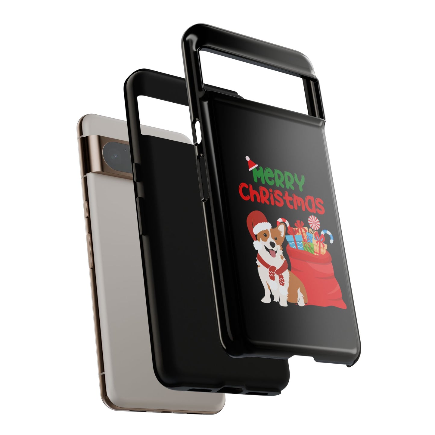 Phone Case Dog Santa Merry Christmas