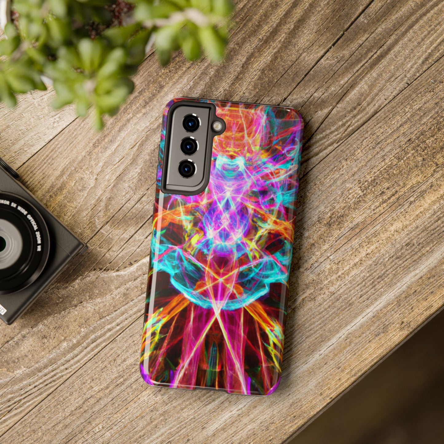 Phone Case - Electrifying Energy Design, colorful phone case, colorful Iphone Case, colorful Samsung phone case