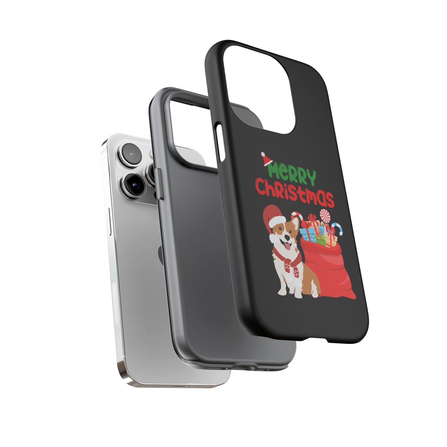 Phone Case Dog Santa Merry Christmas