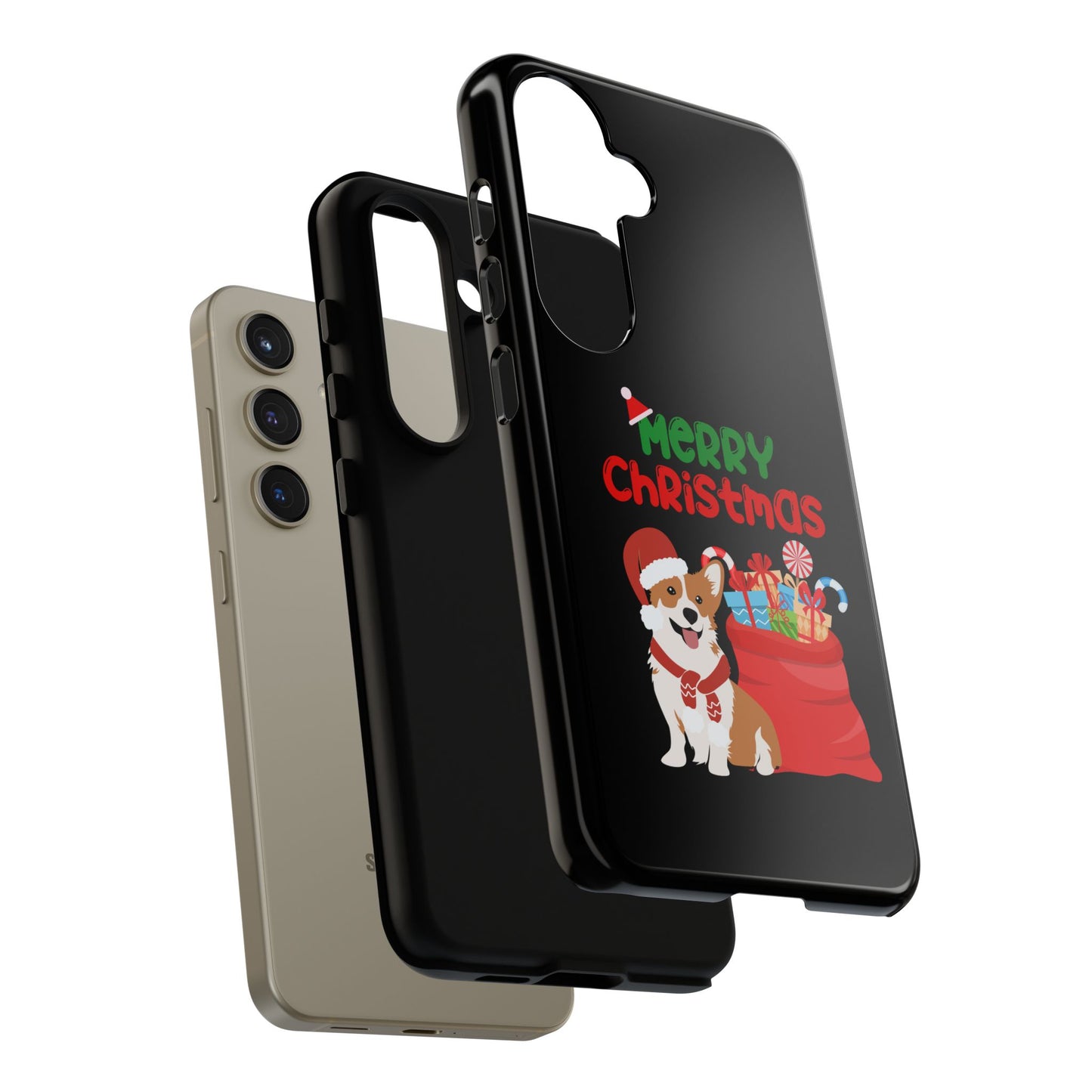 Phone Case Dog Santa Merry Christmas