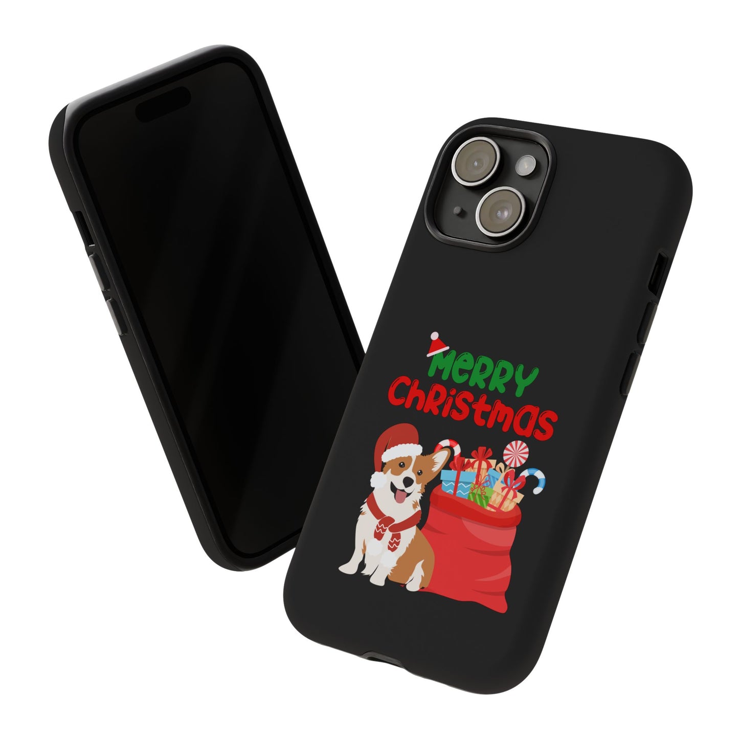 Phone Case Dog Santa Merry Christmas