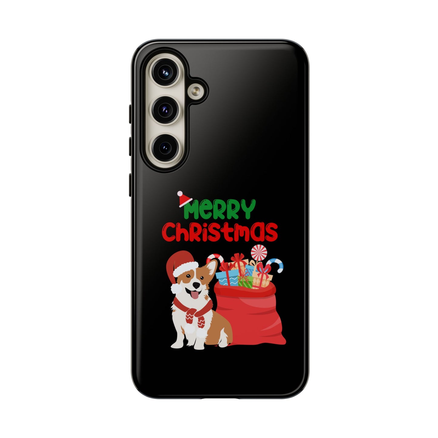 Phone Case Dog Santa Merry Christmas