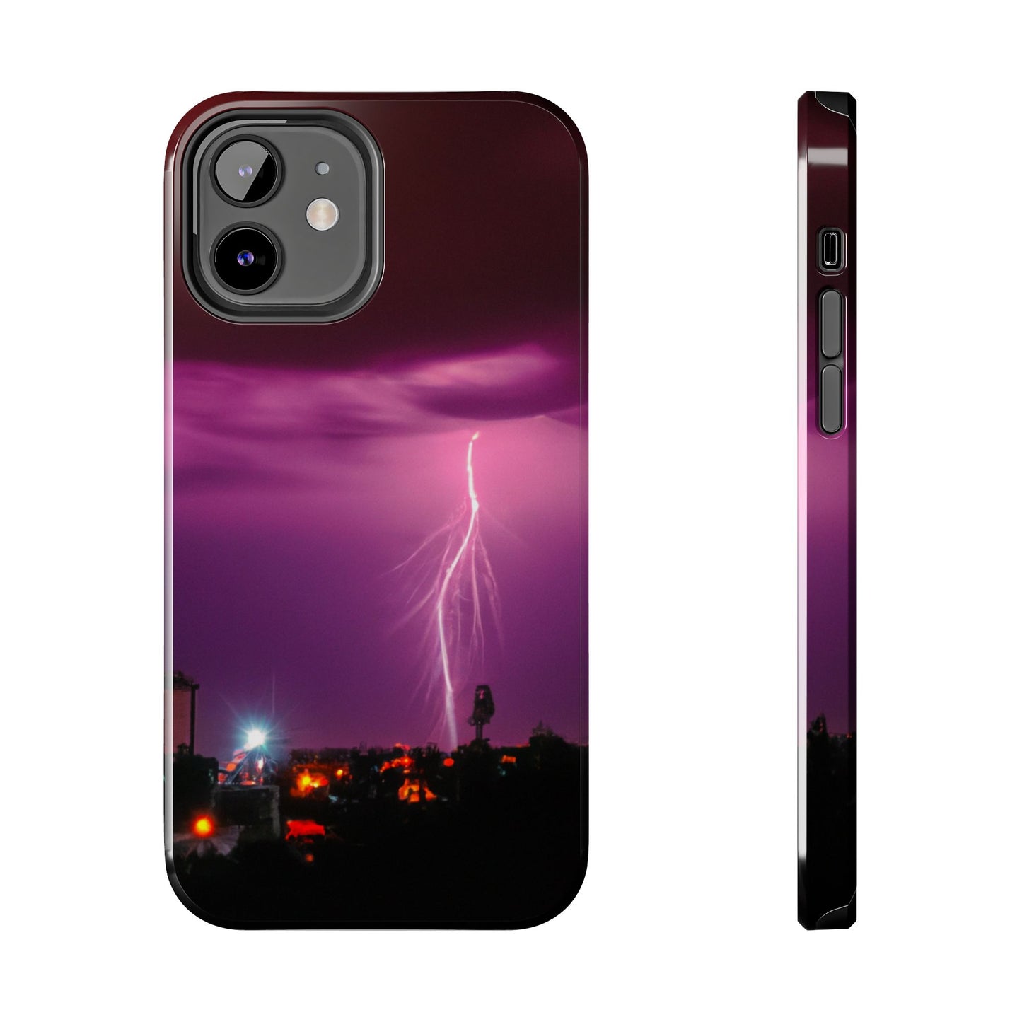 Lightning strike Phone Case for iPhone15, iPhone14, iPhone 8, Samsung Tough Phone Cases, Protect your Phone