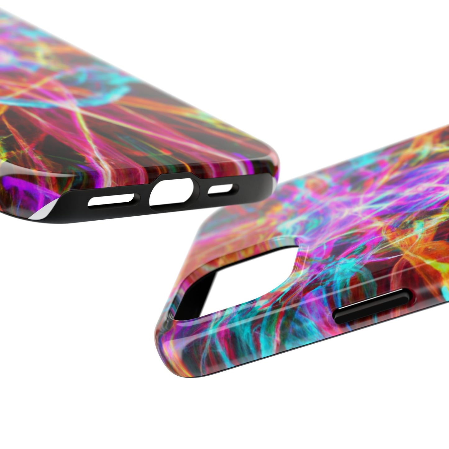 Phone Case - Electrifying Energy Design, colorful phone case, colorful Iphone Case, colorful Samsung phone case