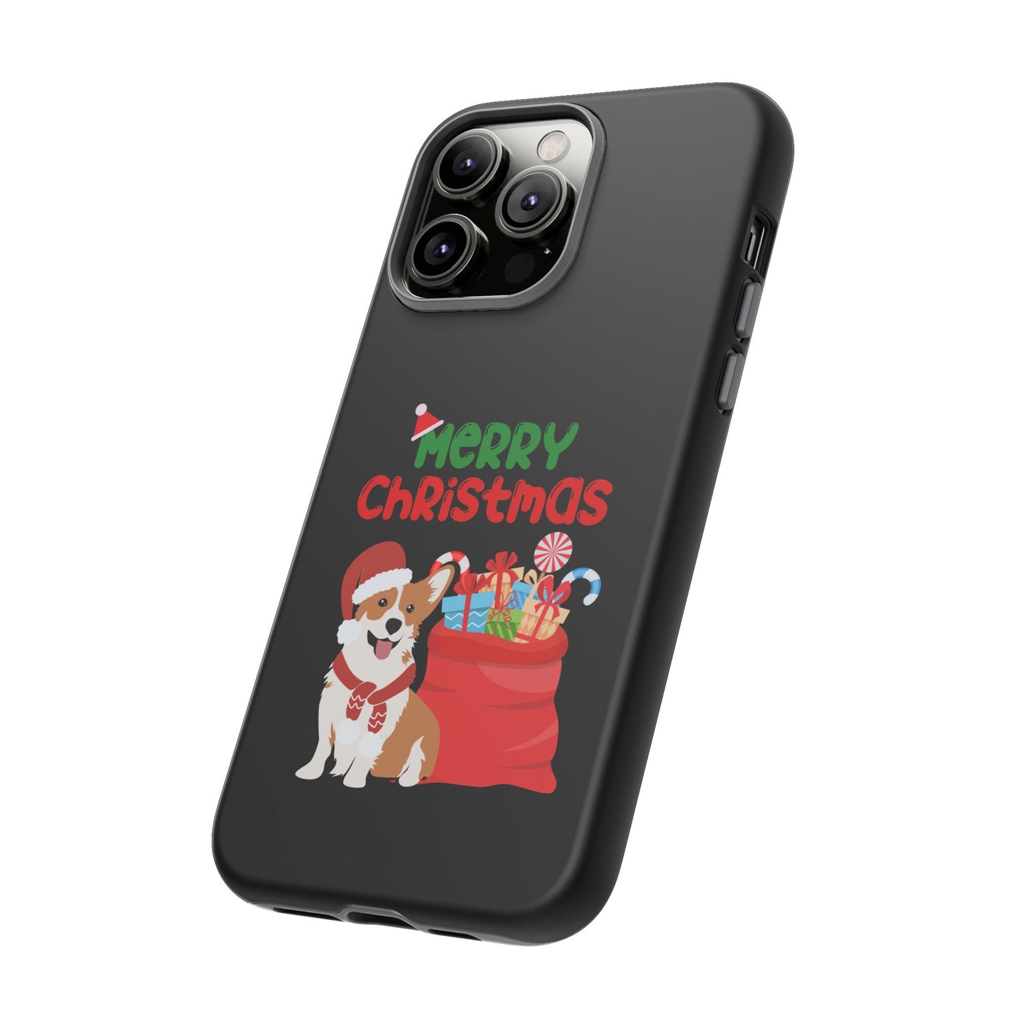 Phone Case Dog Santa Merry Christmas