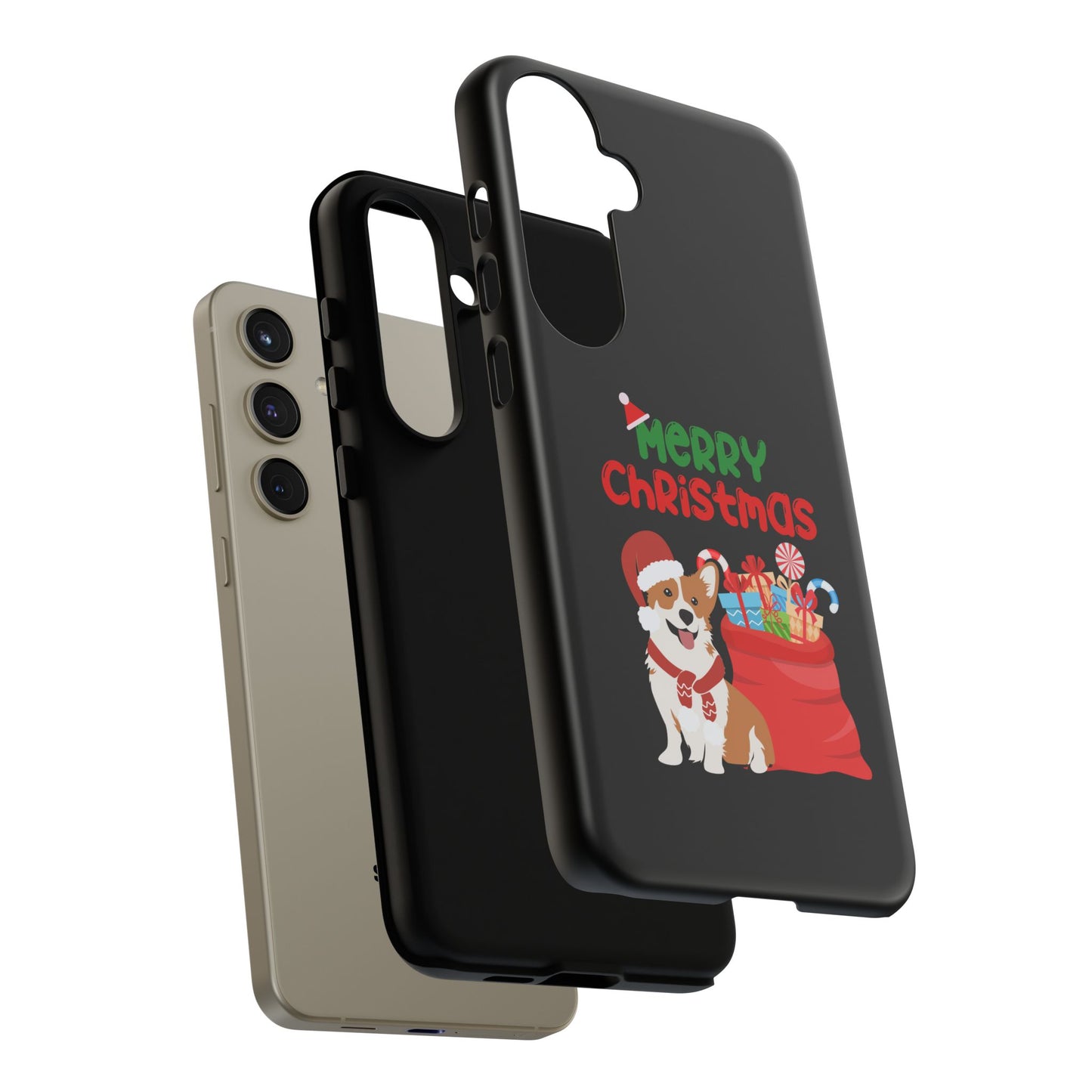 Phone Case Dog Santa Merry Christmas