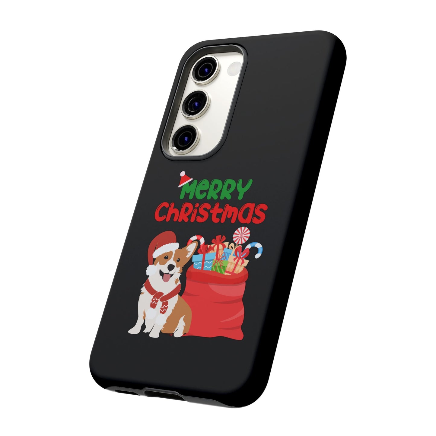 Phone Case Dog Santa Merry Christmas