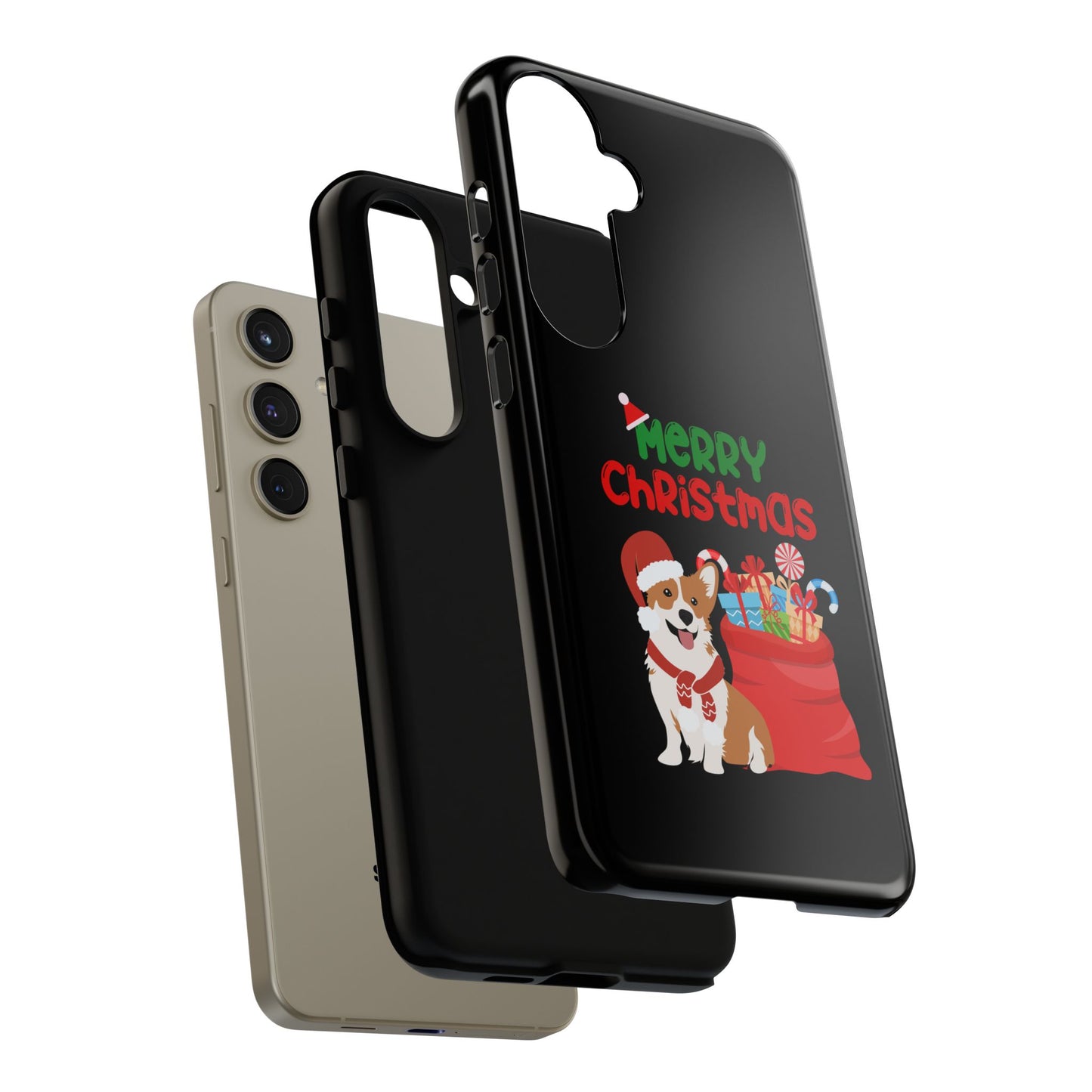 Phone Case Dog Santa Merry Christmas