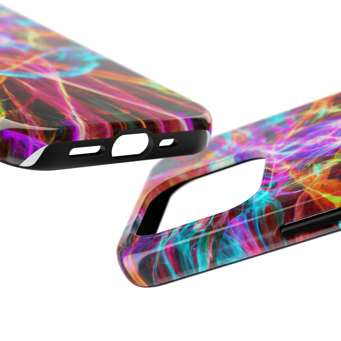 Phone Case - Electrifying Energy Design, colorful phone case, colorful Iphone Case, colorful Samsung phone case