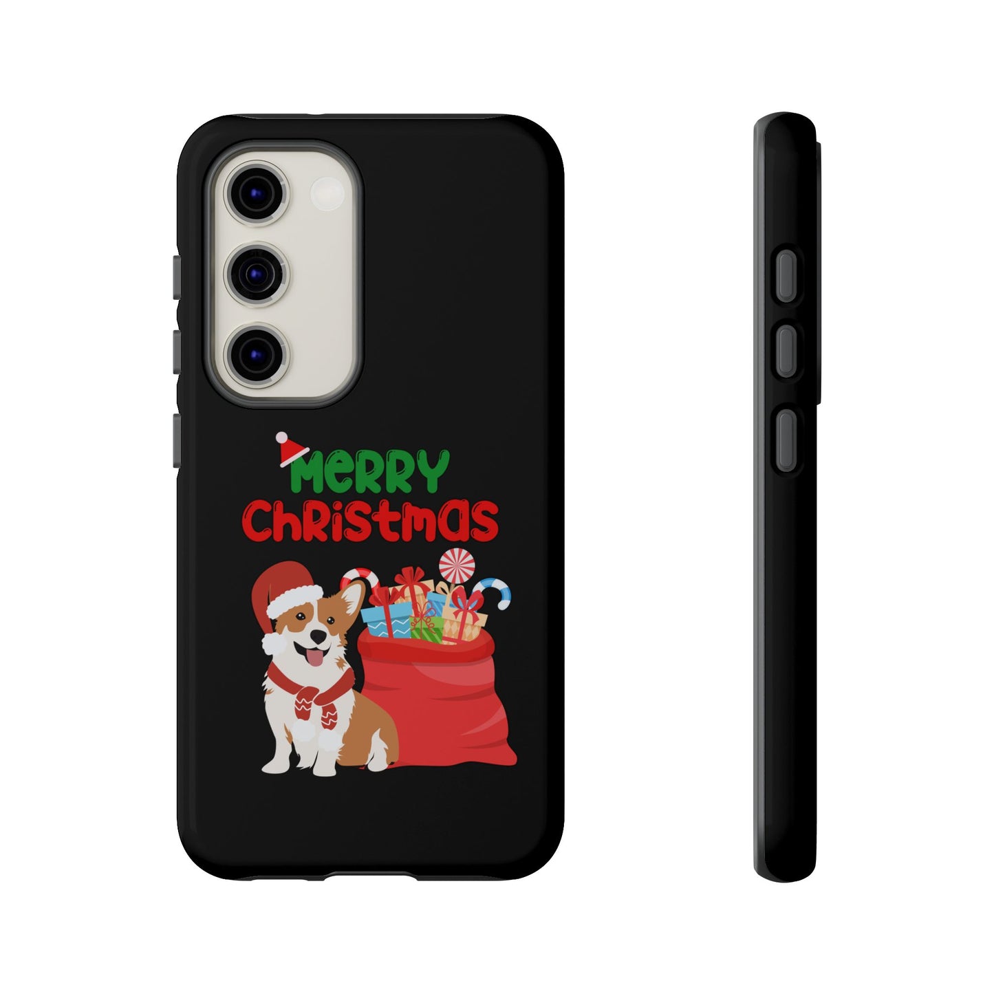 Phone Case Dog Santa Merry Christmas