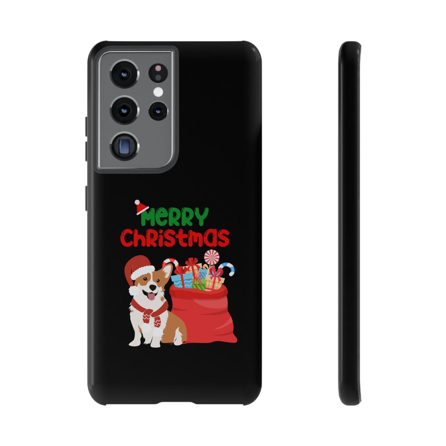 Phone Case Dog Santa Merry Christmas