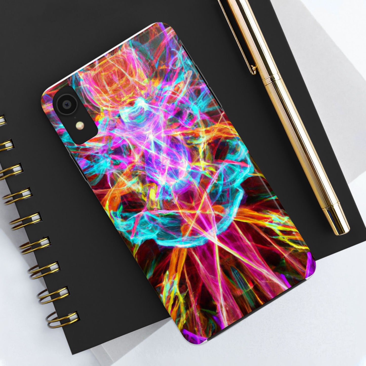 Phone Case - Electrifying Energy Design, colorful phone case, colorful Iphone Case, colorful Samsung phone case