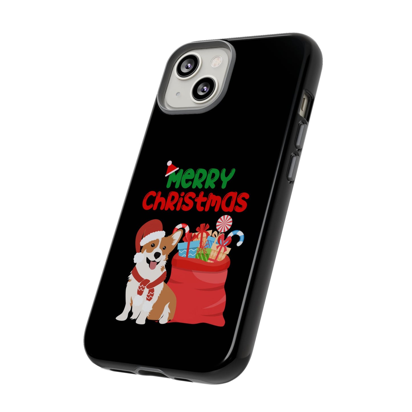 Phone Case Dog Santa Merry Christmas