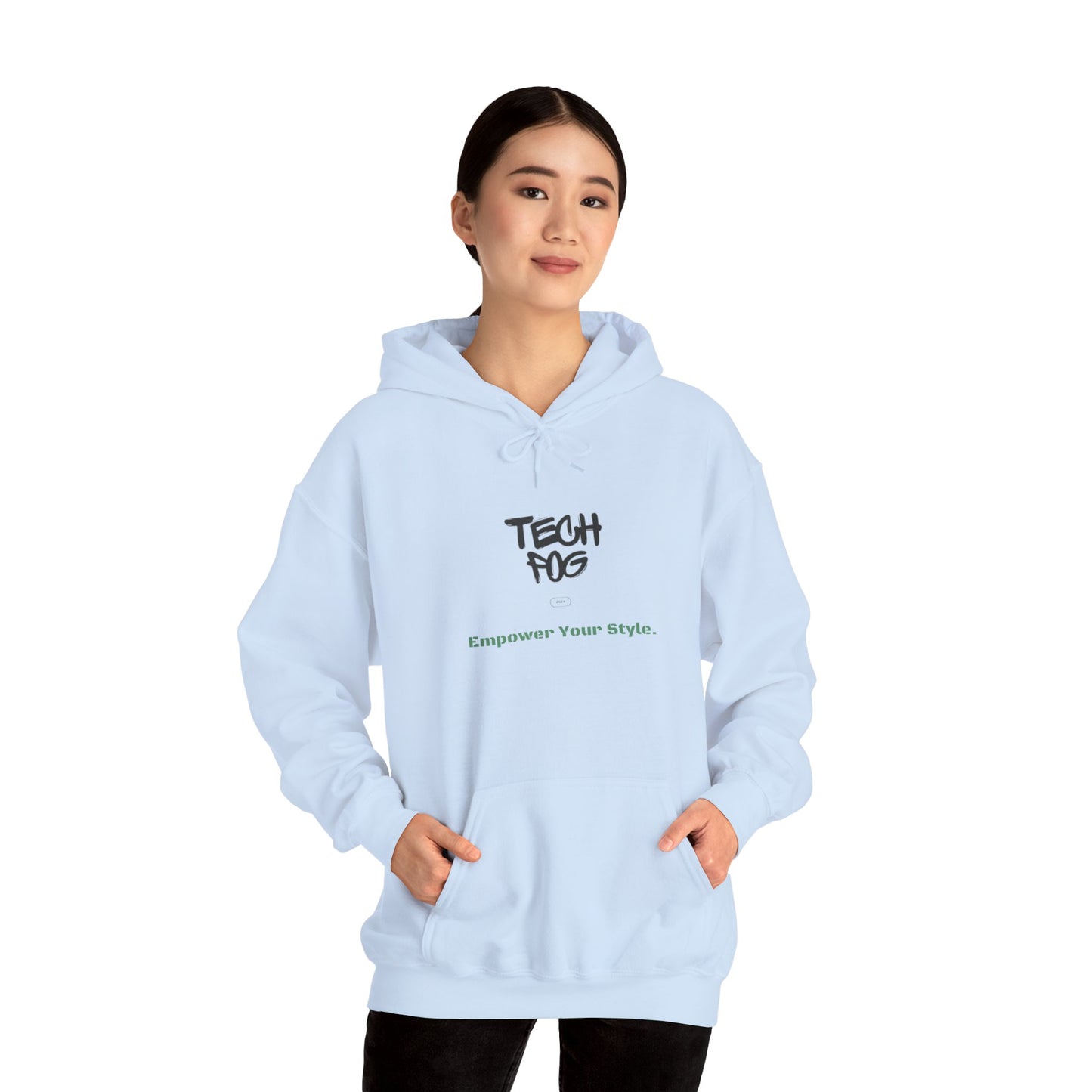 Hooded Sweatshirt - Tech POG Empower Your Style Message